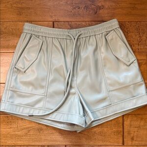 JONATHAN SIMKHAI Doah Vegan Leather Shorts